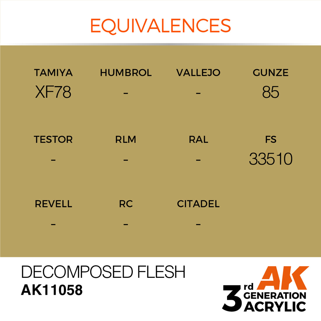 3GEN Acrylics Decomposed Flesh 17ml