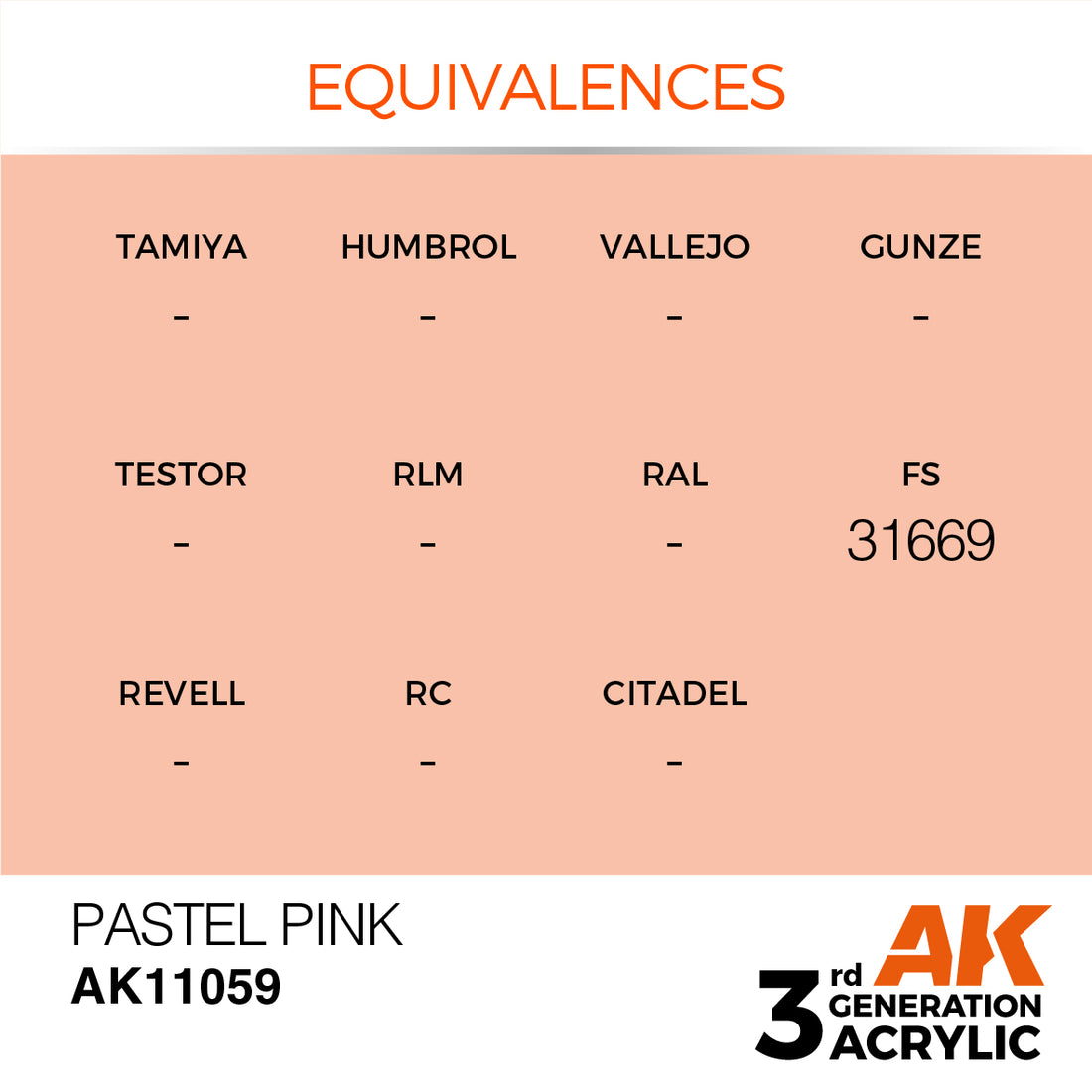 3GEN Acrylics Pastel Pink 17ml