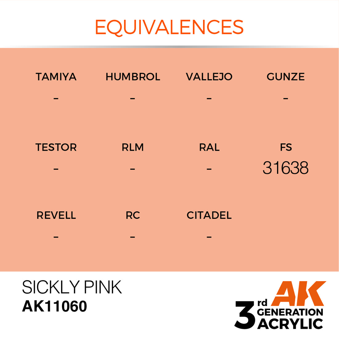 3GEN Acrylics Sickly Pink 17ml