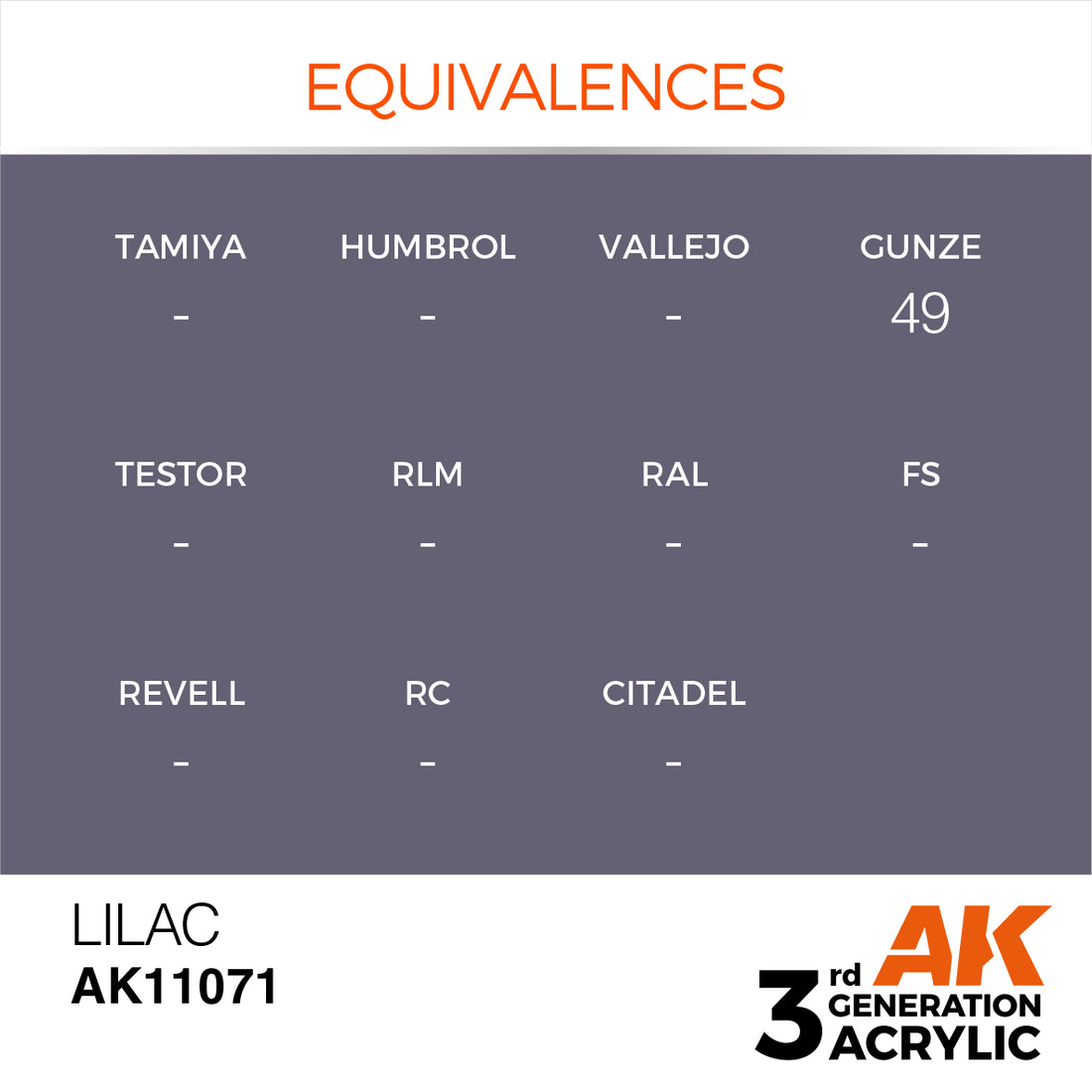 3GEN Acrylics Lilac 17ml