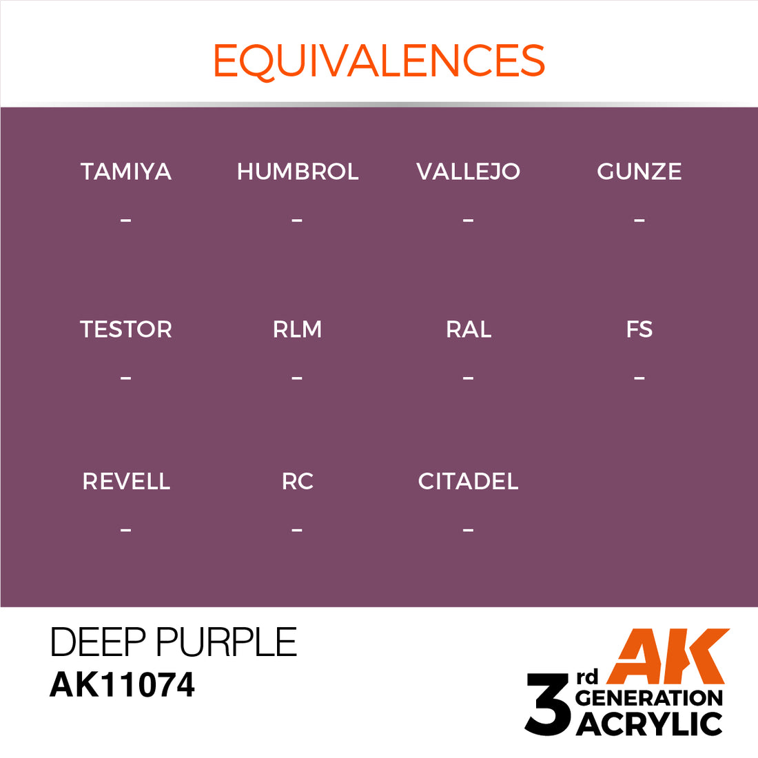 3GEN Acrylics Deep Purple 17ml