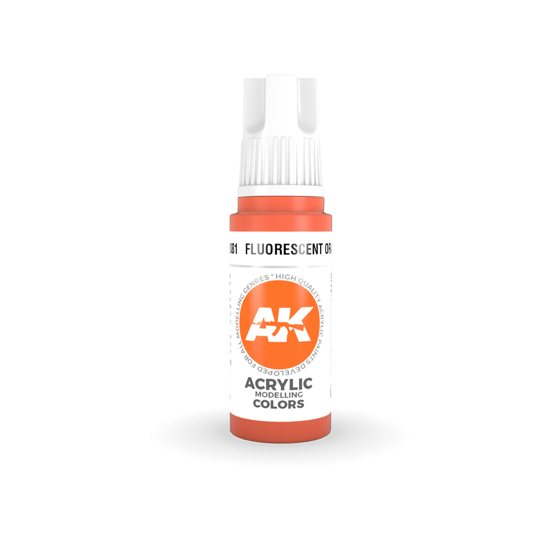 3GEN Acrylics Fluorescent Orange 17ml