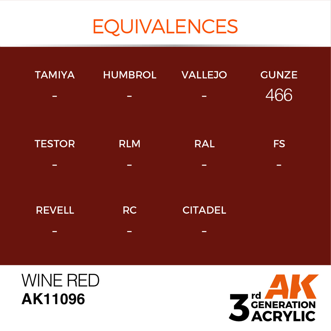 3GEN Acrylics Wine Red 17ml