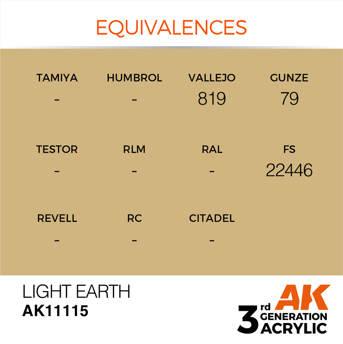 3GEN Acrylics Light Earth 17ml