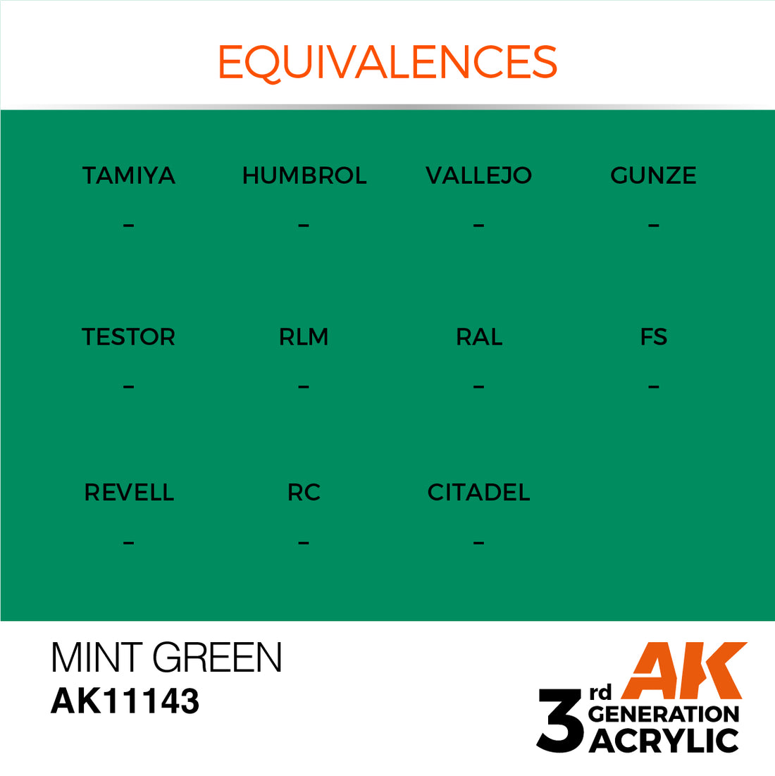 3GEN Acrylics Mint Green 17ml