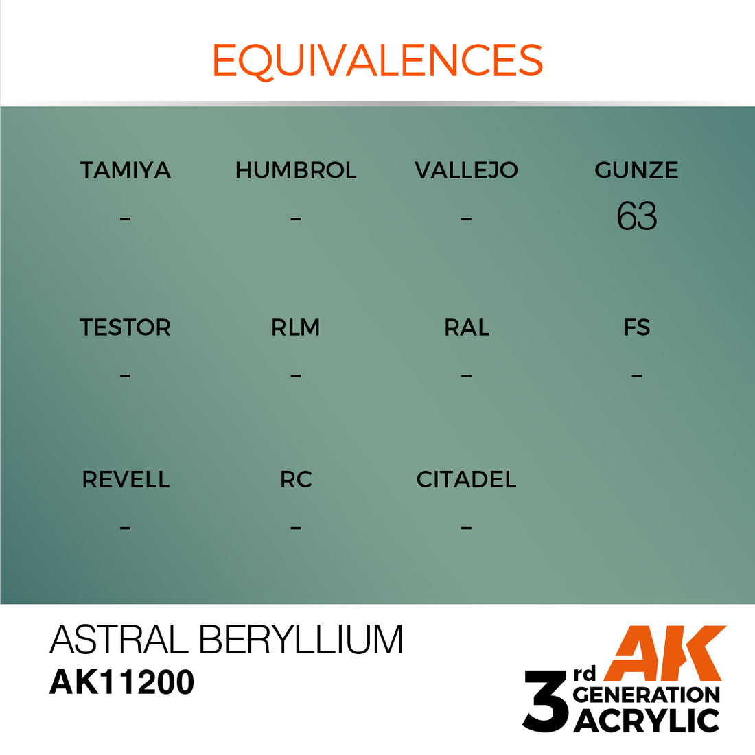 3GEN Acrylics Astral Beryllium 17ml