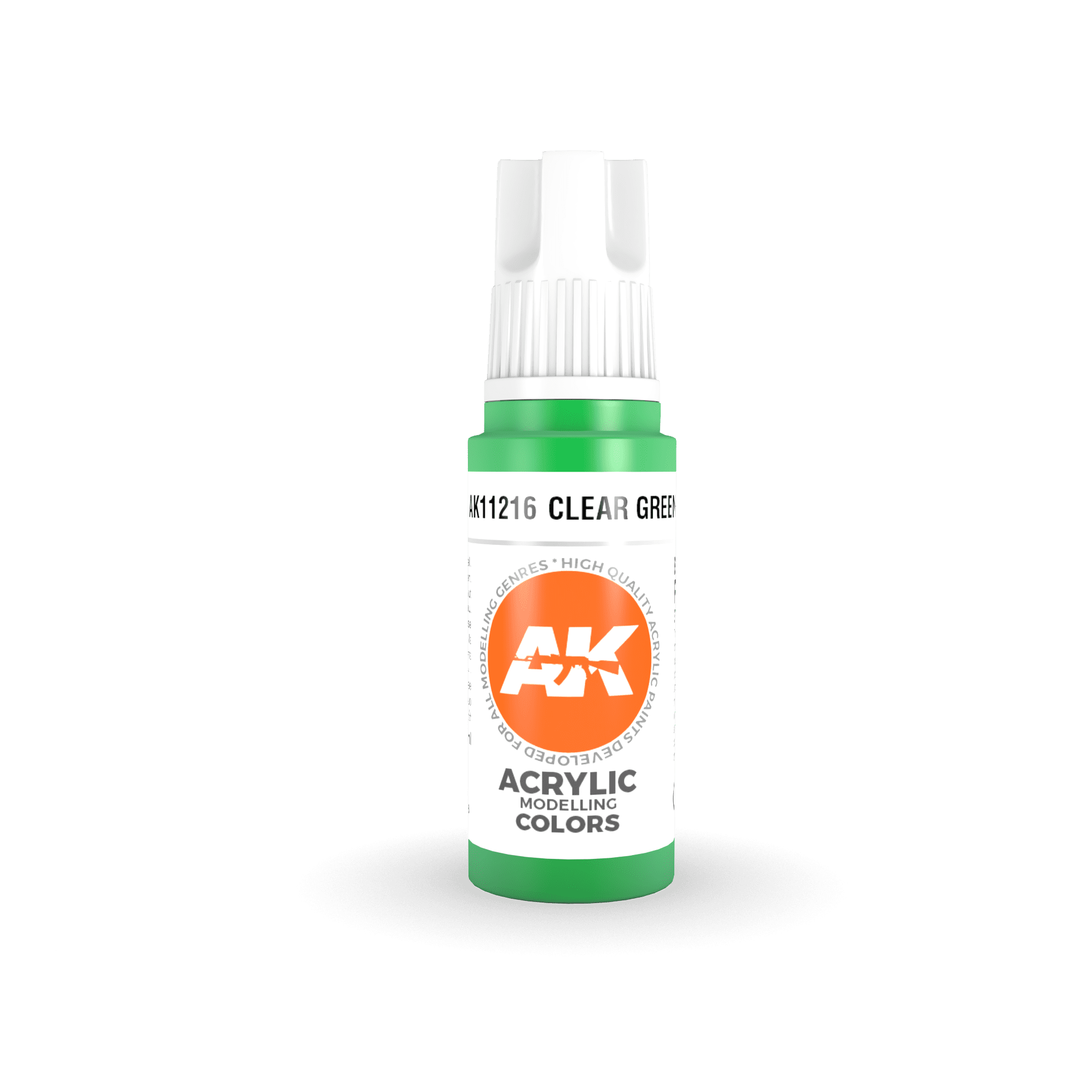 3GEN Acrylics Clear Green 17ml