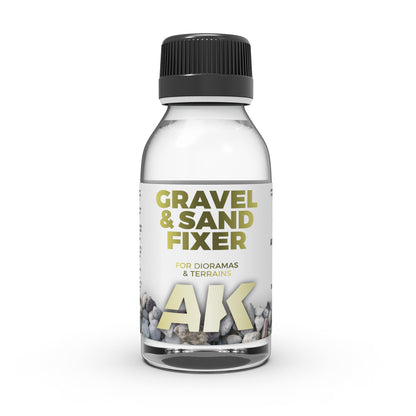 AK: TERRAINS WARGAMES - FIJADOR DE GRAVA Y ARENA - 100ml
