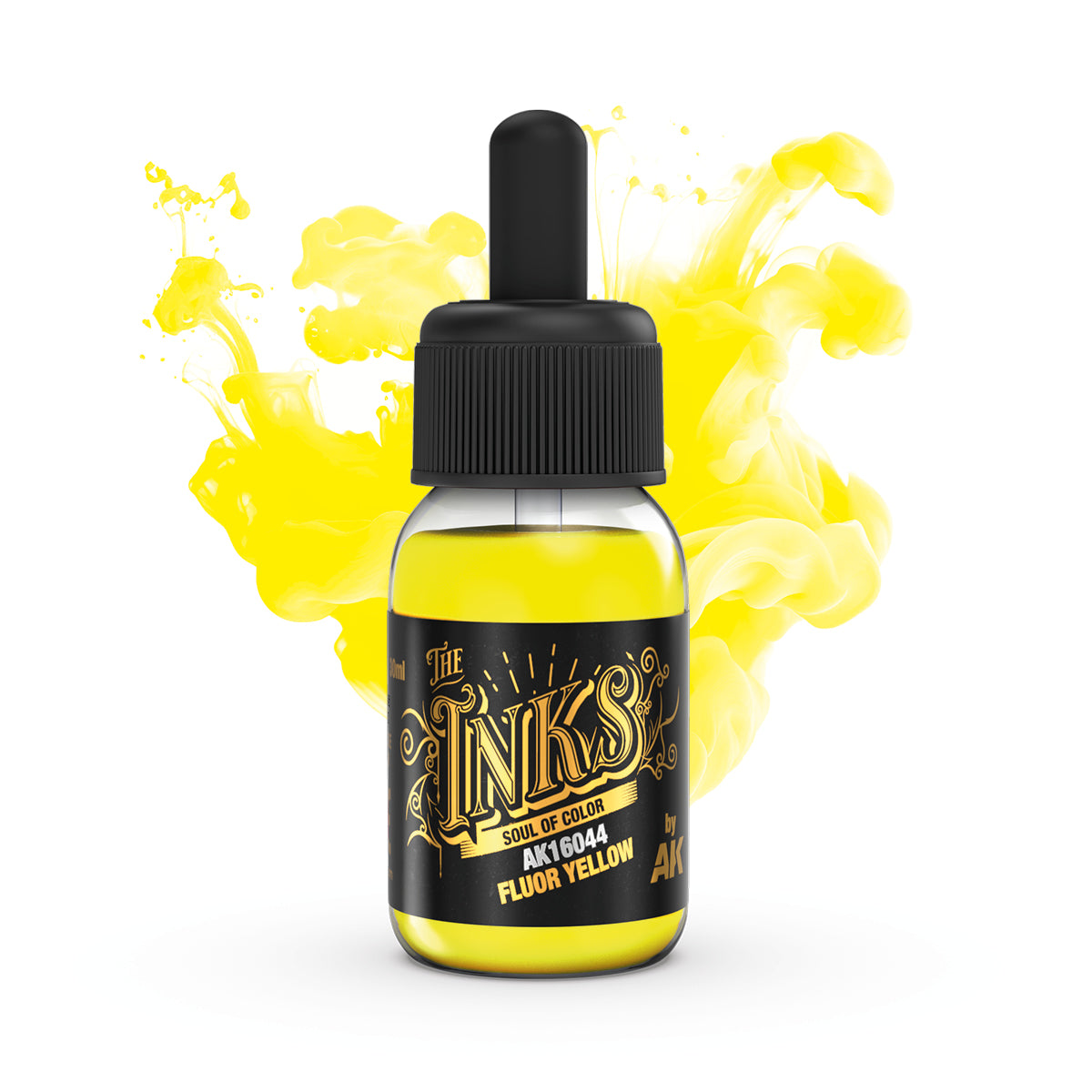 AK: YELLOW - FLUOR INKS 30ml