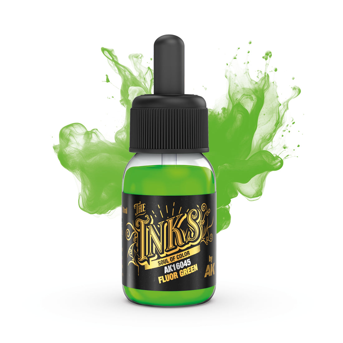 AK: GREEN - FLUOR INKS 30ml