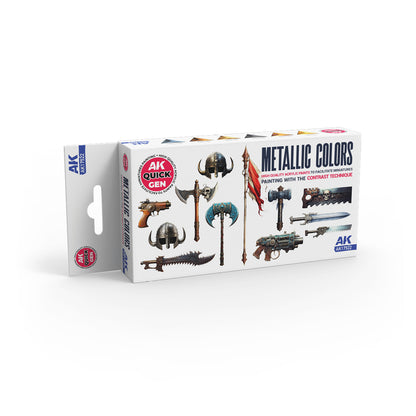 AK: QUICK GEN - METALLIC COLORS - SET