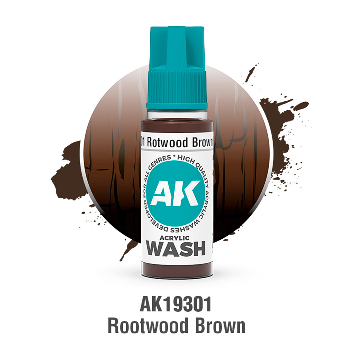 AK: ROTWOOD BROWN – ACRYLIC WASH