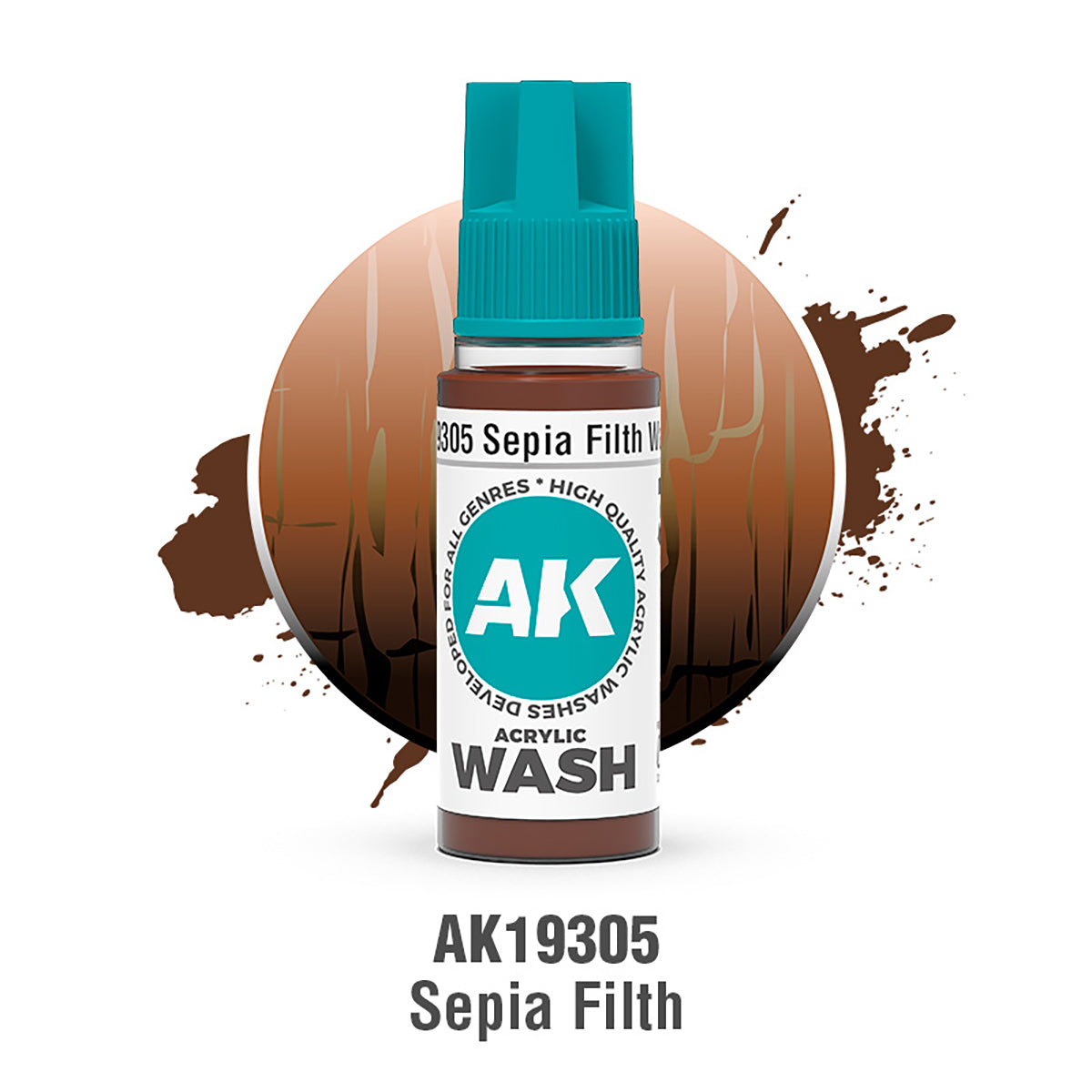 AK: SEPIA FILTH – ACRYLIC WASH