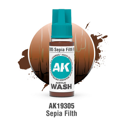 AK: SEPIA FILTH – ACRYLIC WASH