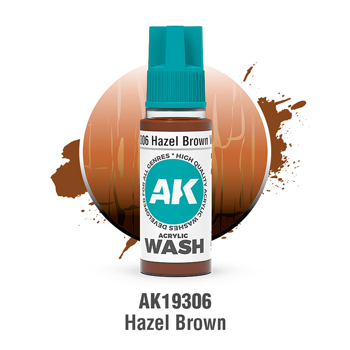 AK: HAZEL BROWN – ACRYLIC WASH