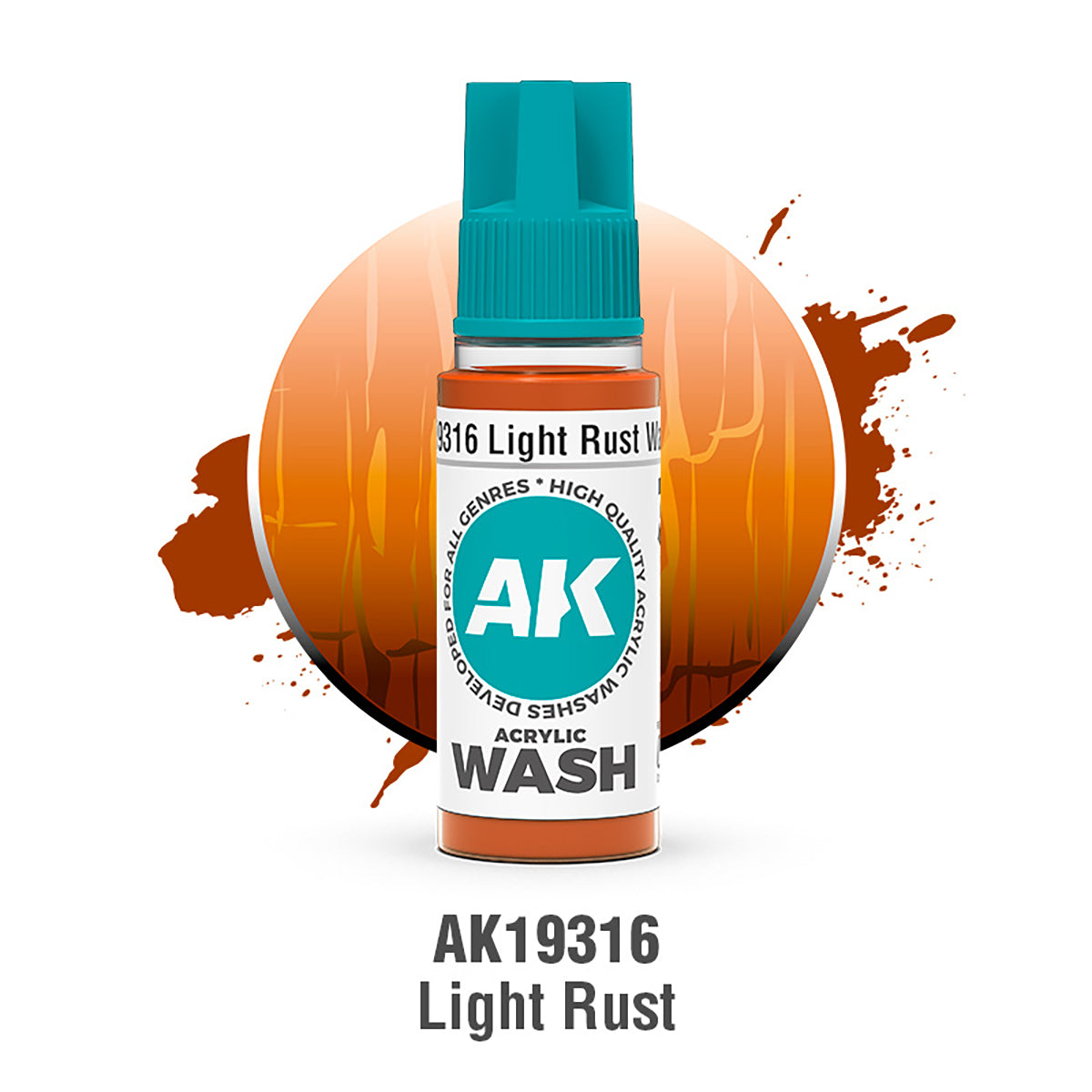 AK: LIGHT RUST – ACRYLIC WASH