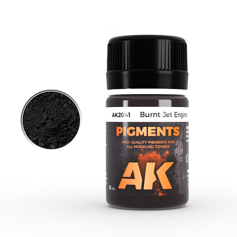AK: DRY PIGMENT - BURNT JET ENGINE