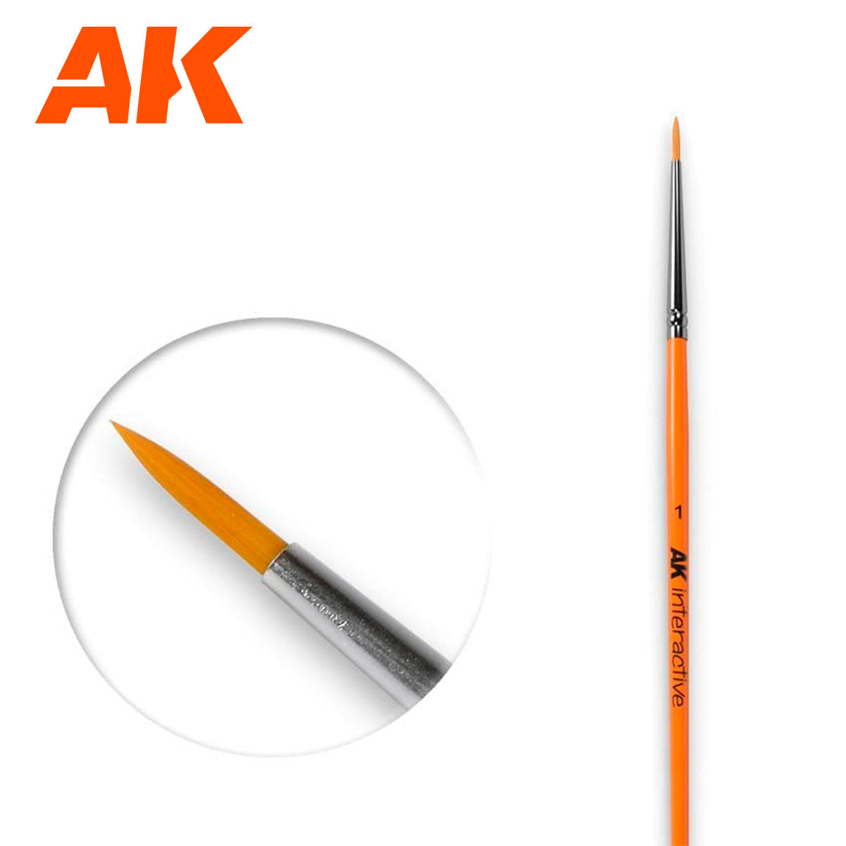 AK: ROUND BRUSH - SYNTHETIC - Nº1