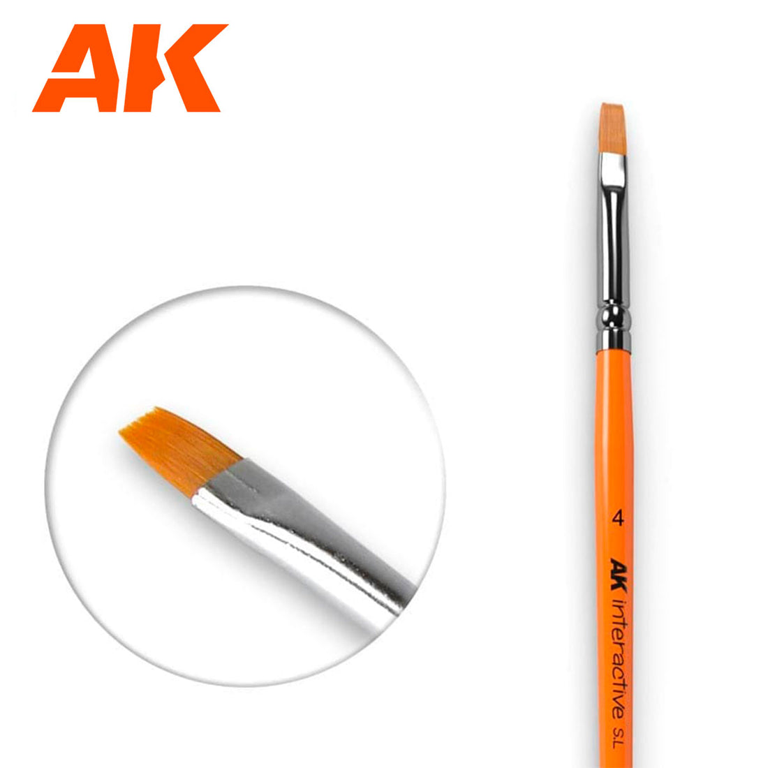 FLAT BRUSH 4 SYNTHETIC