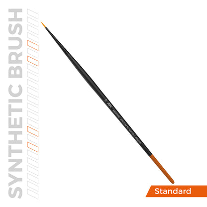 AK: ROUND BRUSH - SYNTHETIC - Nº2/0 - STANDAR