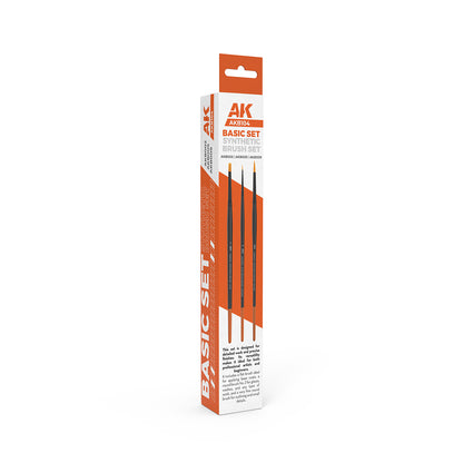 AK: BASIC BRUSHES SET - SYNTHETIC