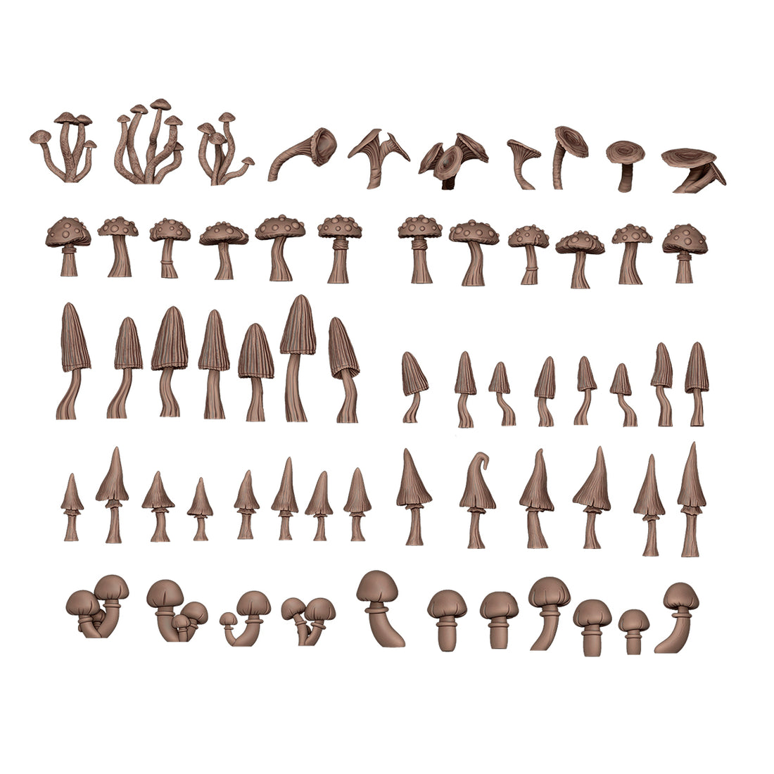 AK BASING: BITS - FOREST MUSHROOMS