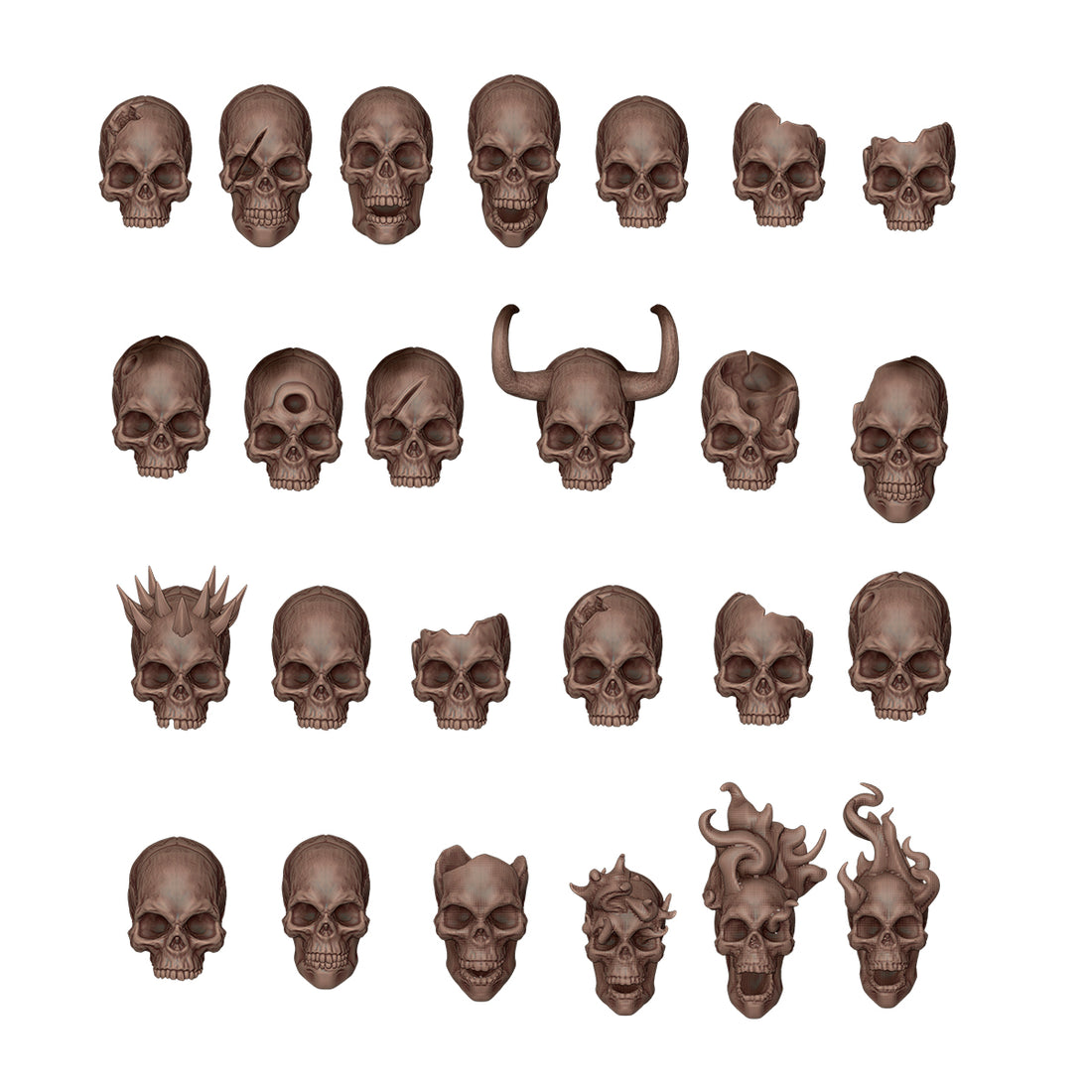 AK BASING: BITS - SKULLS