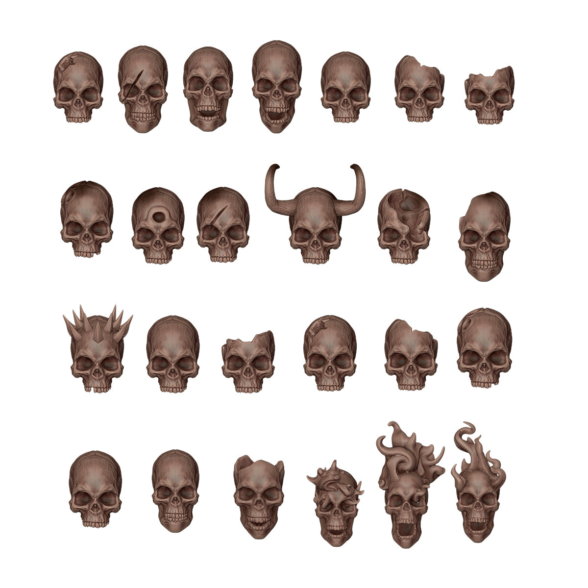 AK BASING: BITS - SKULLS
