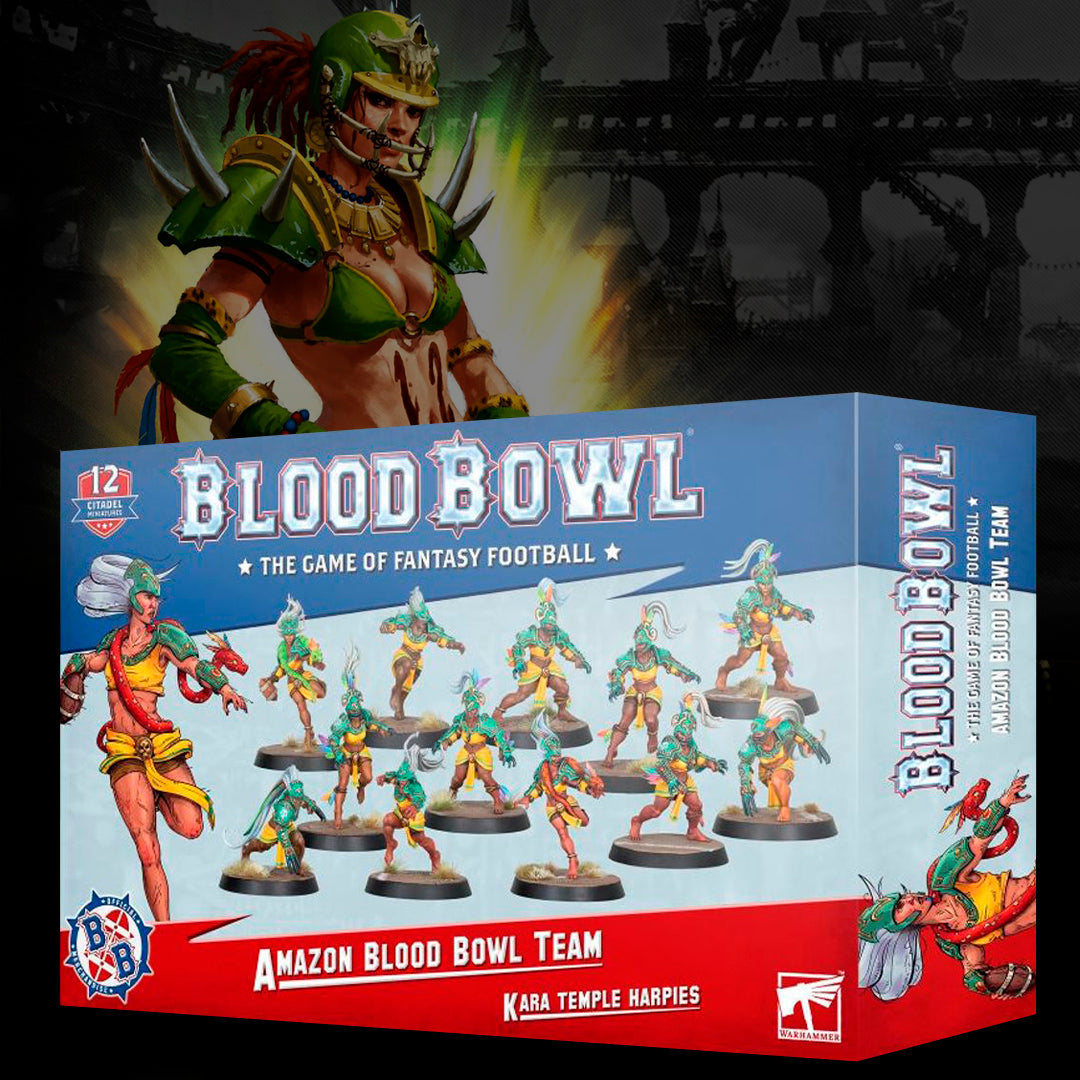 BLOOD BOWL: AMAZON TEAM - KARA TEMPLE HARPIES