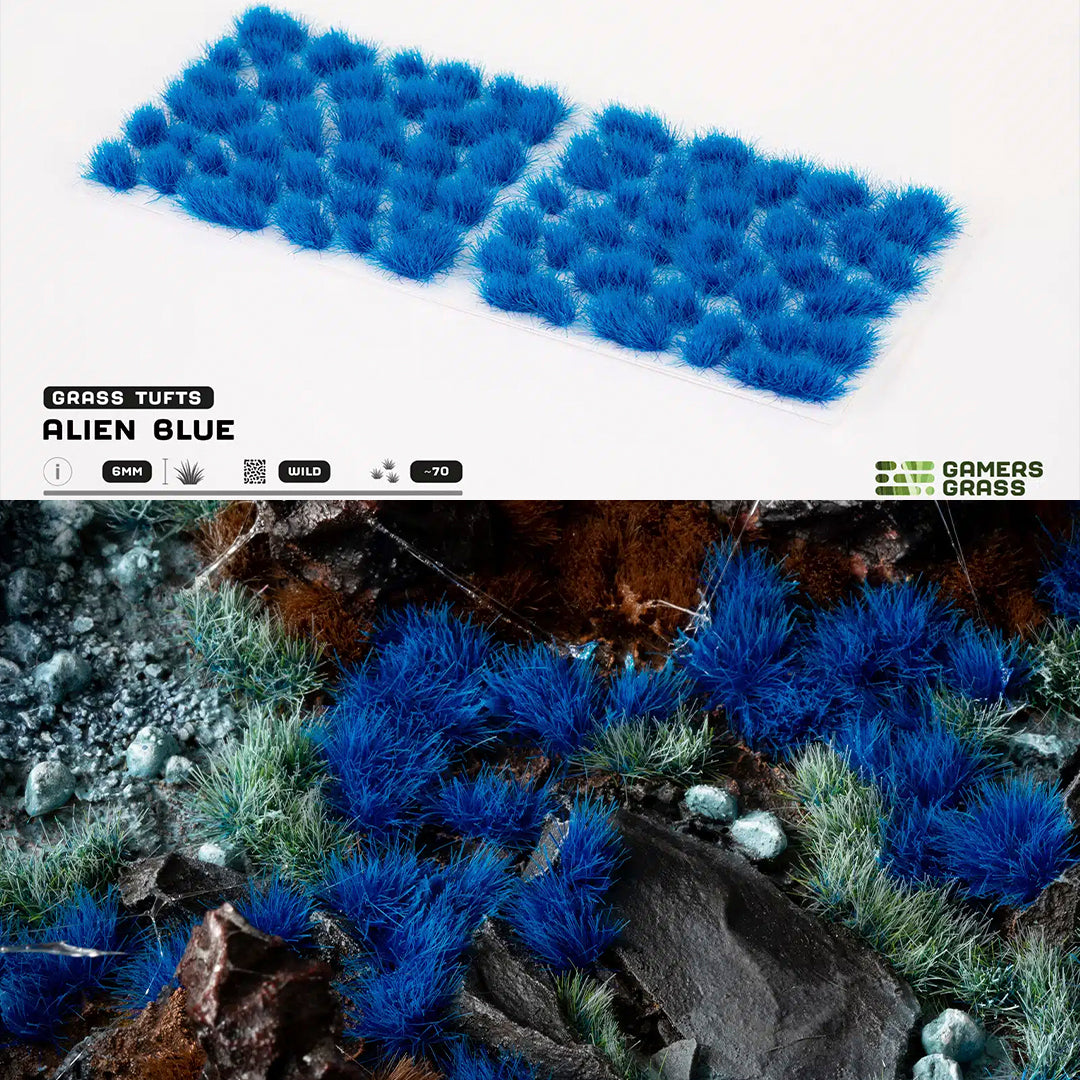 Alien Blue 6mm- Wild Tufts