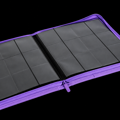 Vault X: Exo-Tec Zip Binder12-Pocket - Just Purple