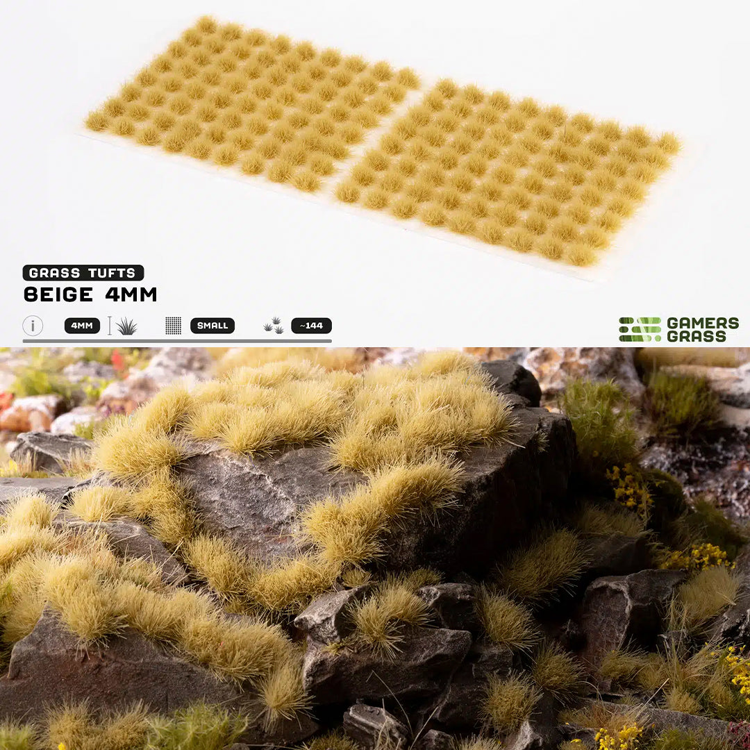 Beige 4mm - Small Tufts
