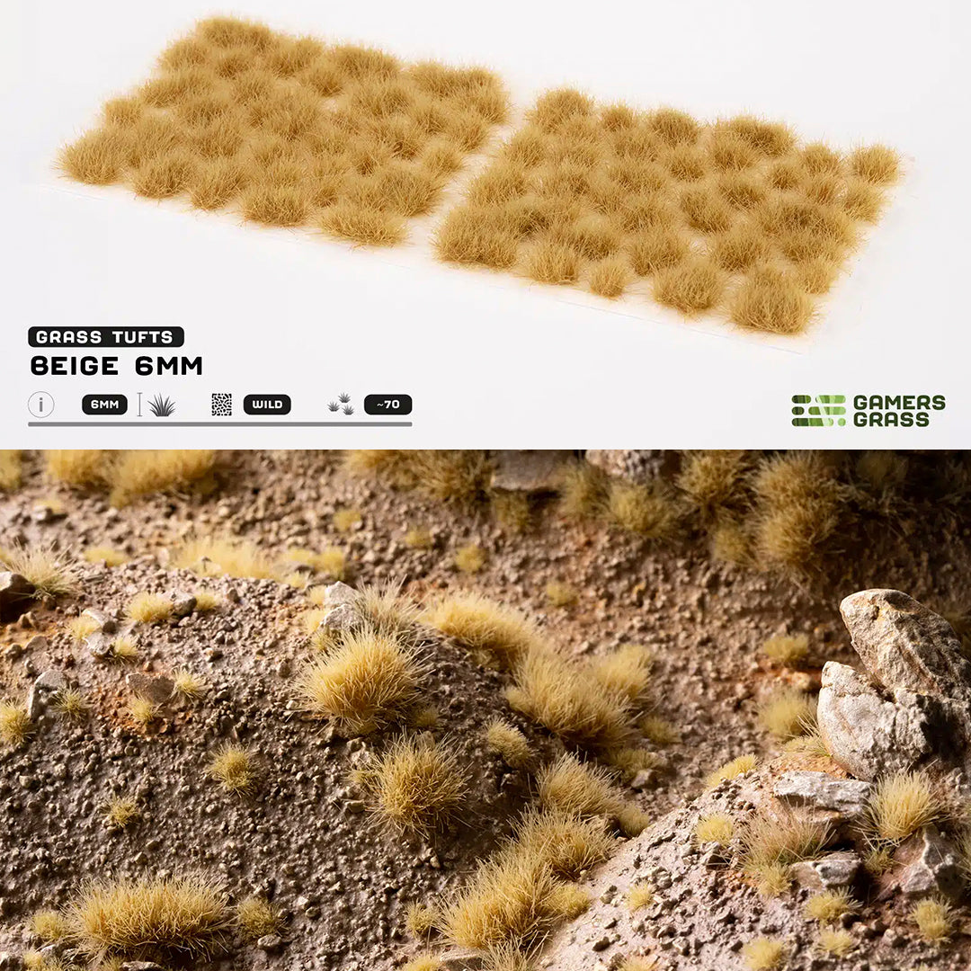 Beige 6mm - Wild Tufts