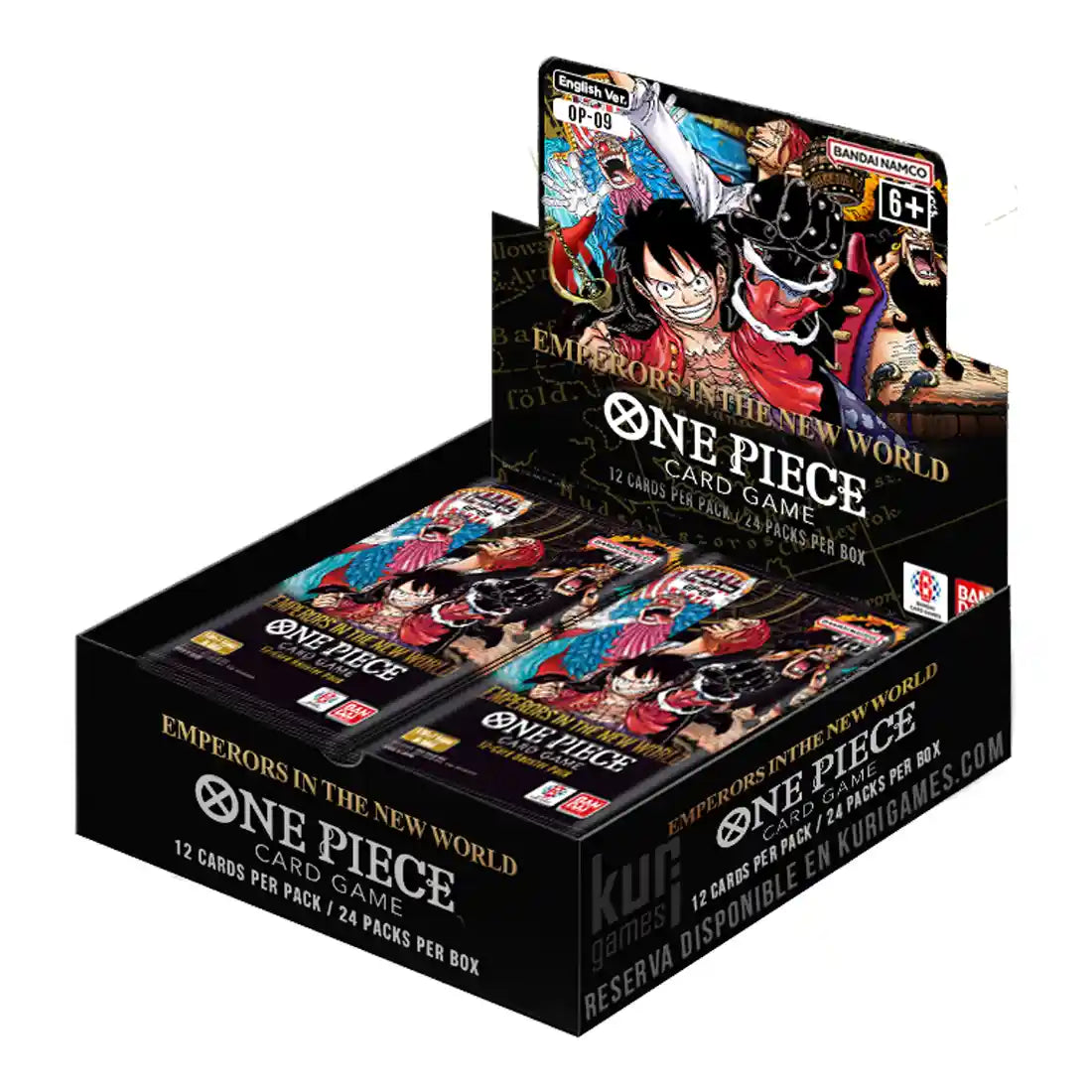 PREPEDIDO ONE PIECE TCG: OP09 THE FOUR EMPERORS - CAJA DE SOBRES