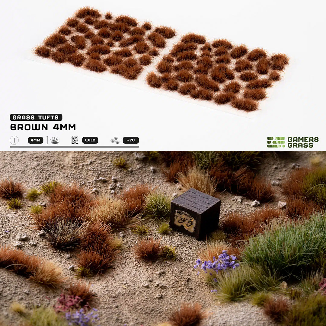 Brown 4mm - Wild Tufts