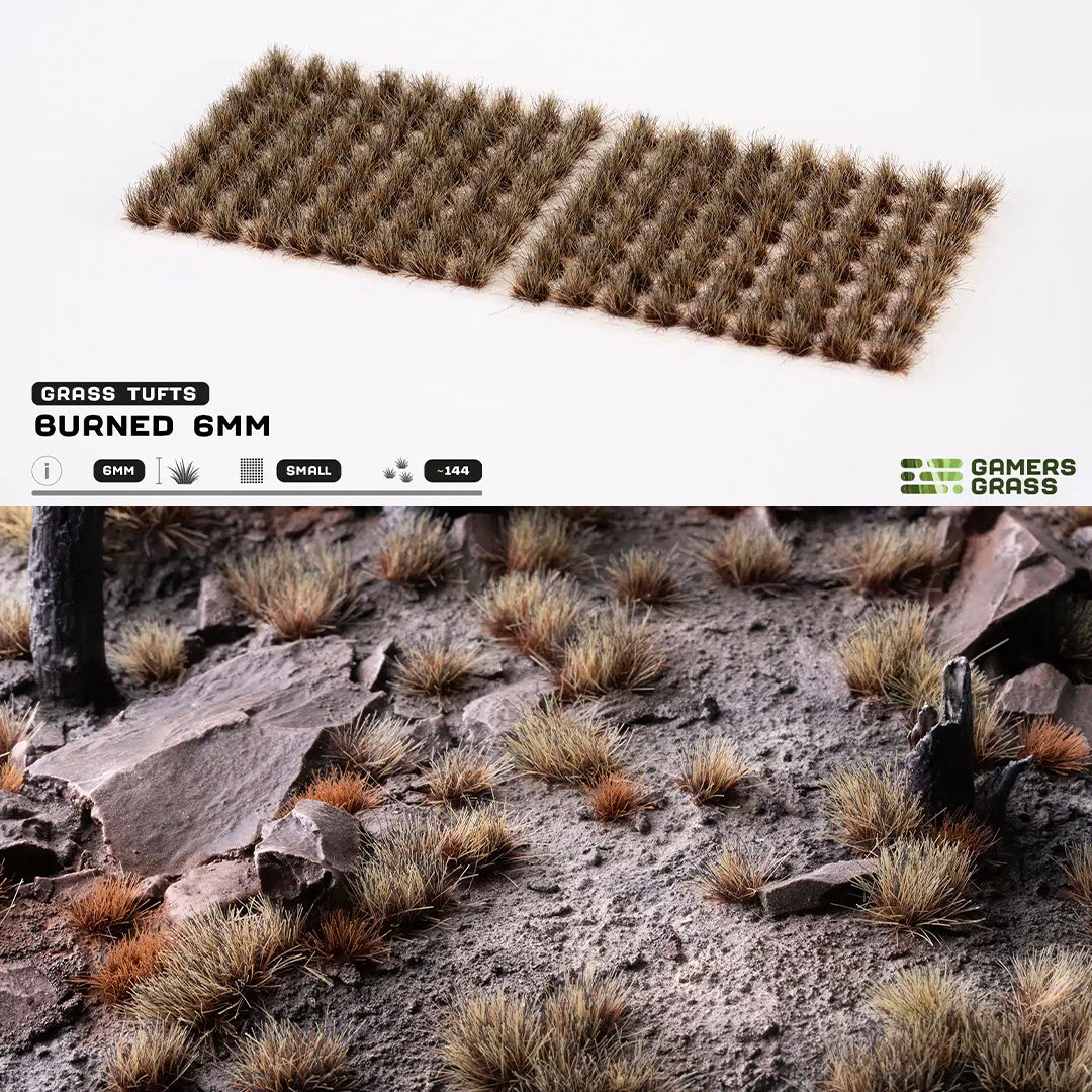 Burned Tufts 6mm - Small Tufts