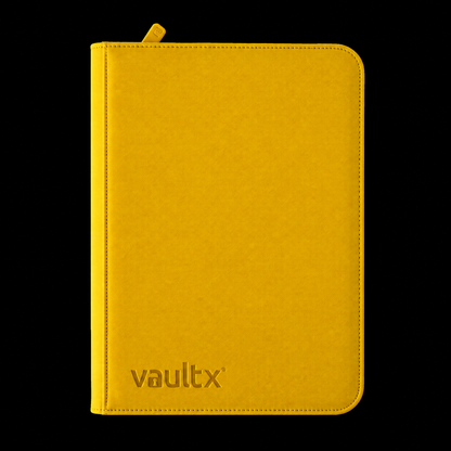 Vault X: Exo-Tec Zip Binder9-Pocket - Yellow - (360 huecos)