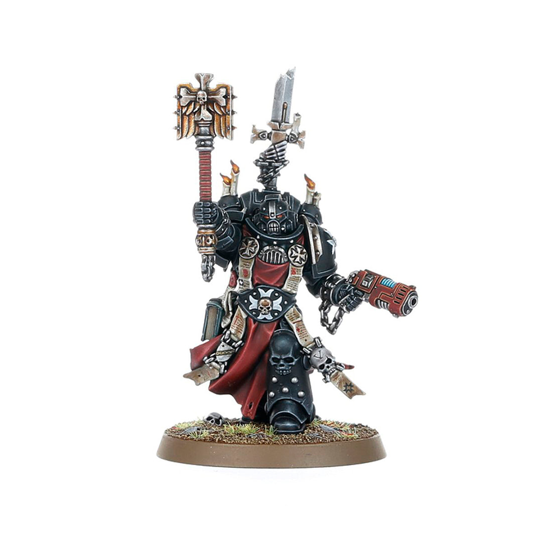 BLACK TEMPLARS: CAPELLÁN GRIMALDUS Y SÉQUITO