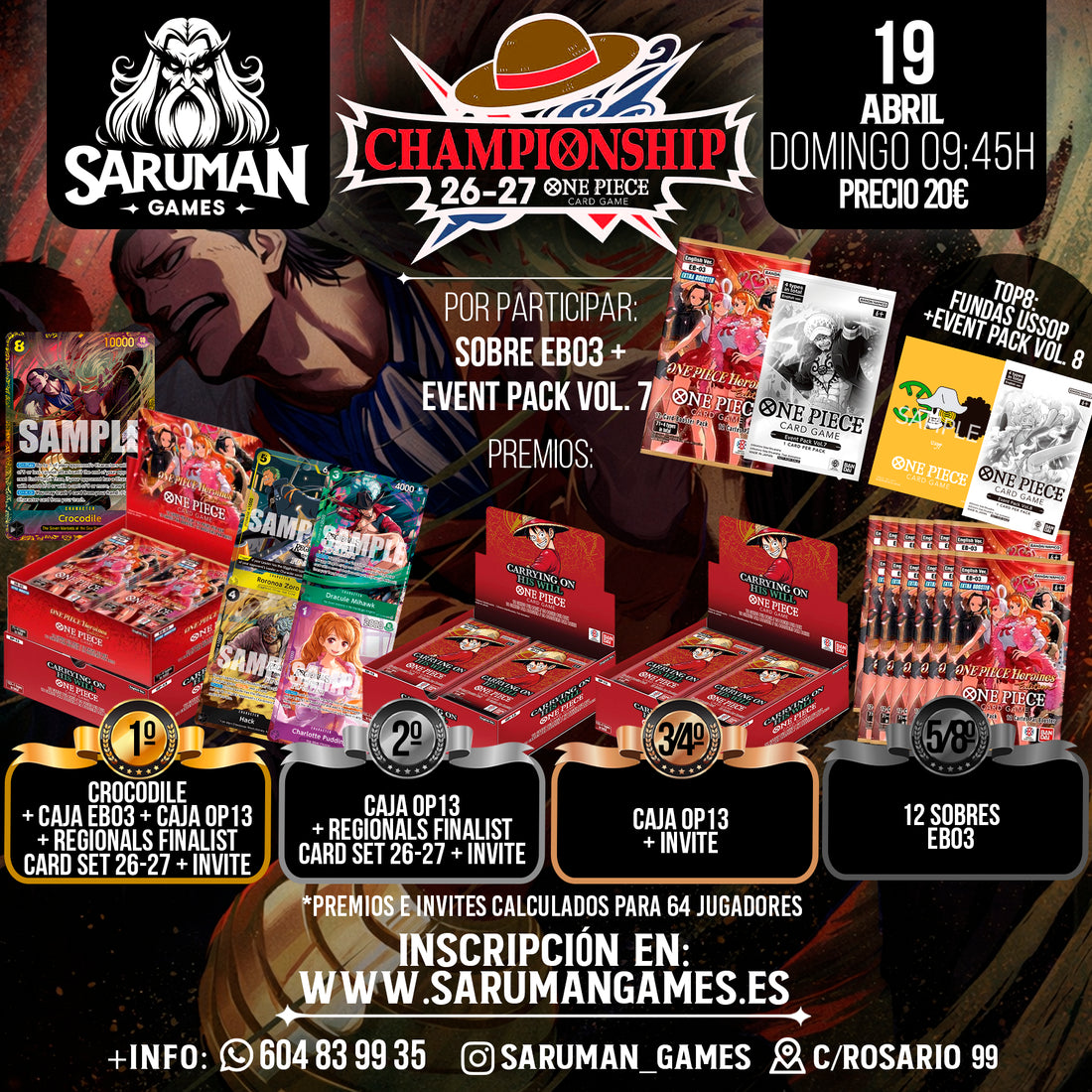 ONE PIECE CARD GAME – CHAMPIONSHIP 26-27