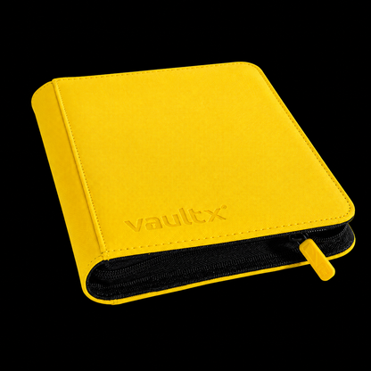Vault X: Exo-Tec Zip Binder4-Pocket - Yellow