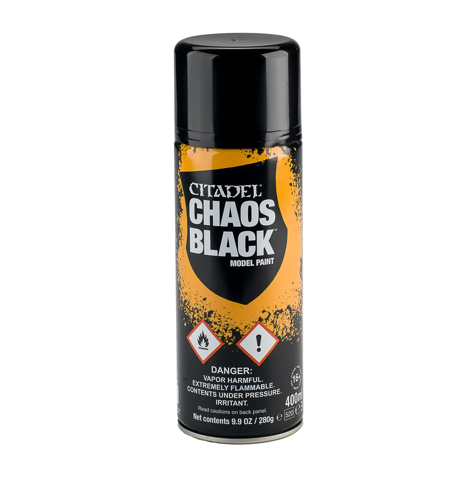 CHAOS BLACK SPRAY PAINT