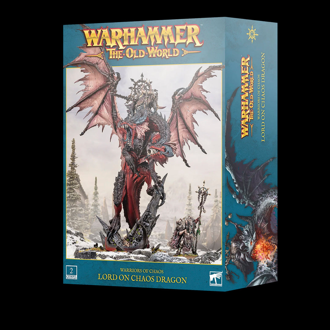 THE OLD WORLD: WARRIORS OF CHAOS - Lord/Sorcerer on Chaos Dragon