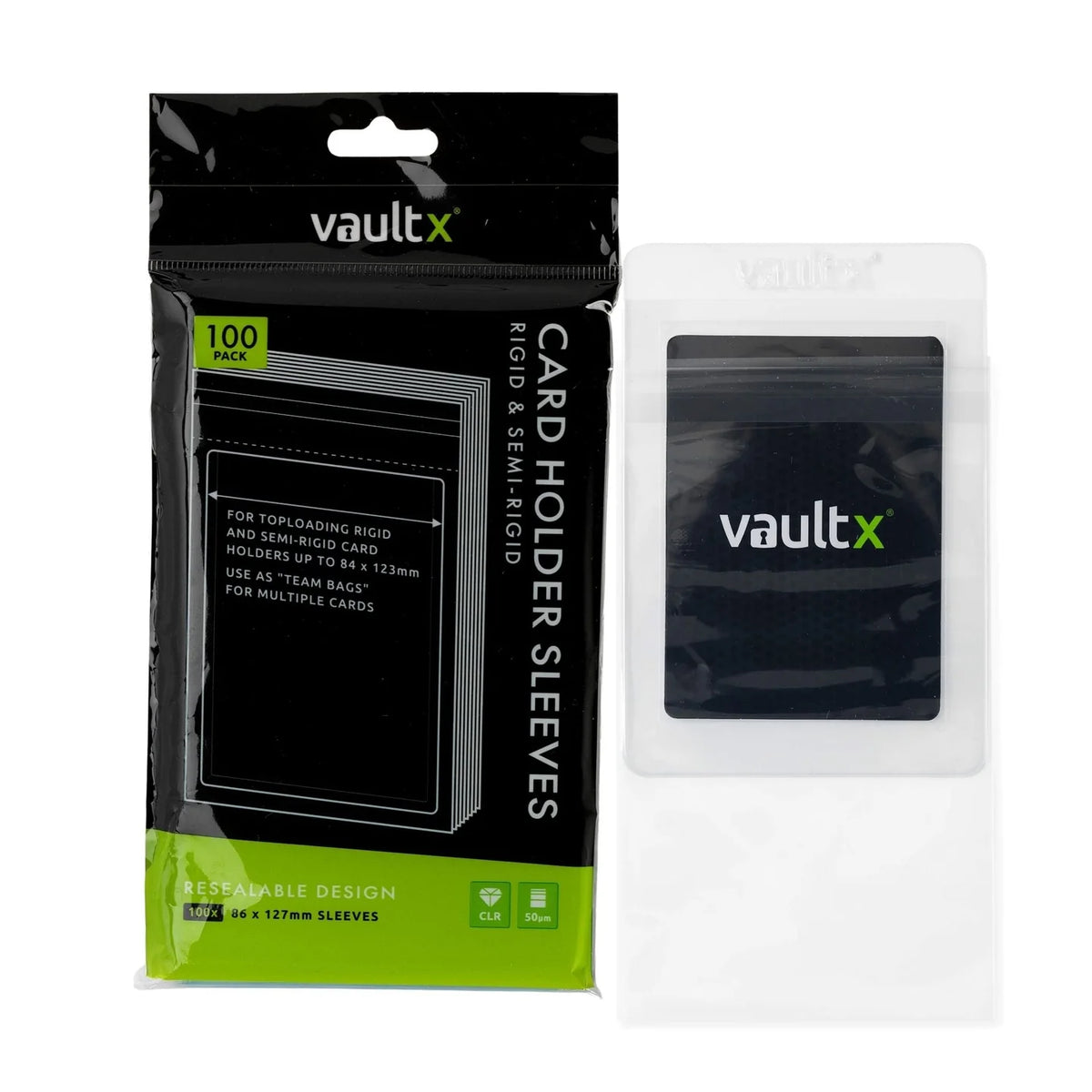 Vault X: Card Holder Sleeves - Fundas para Toploaders