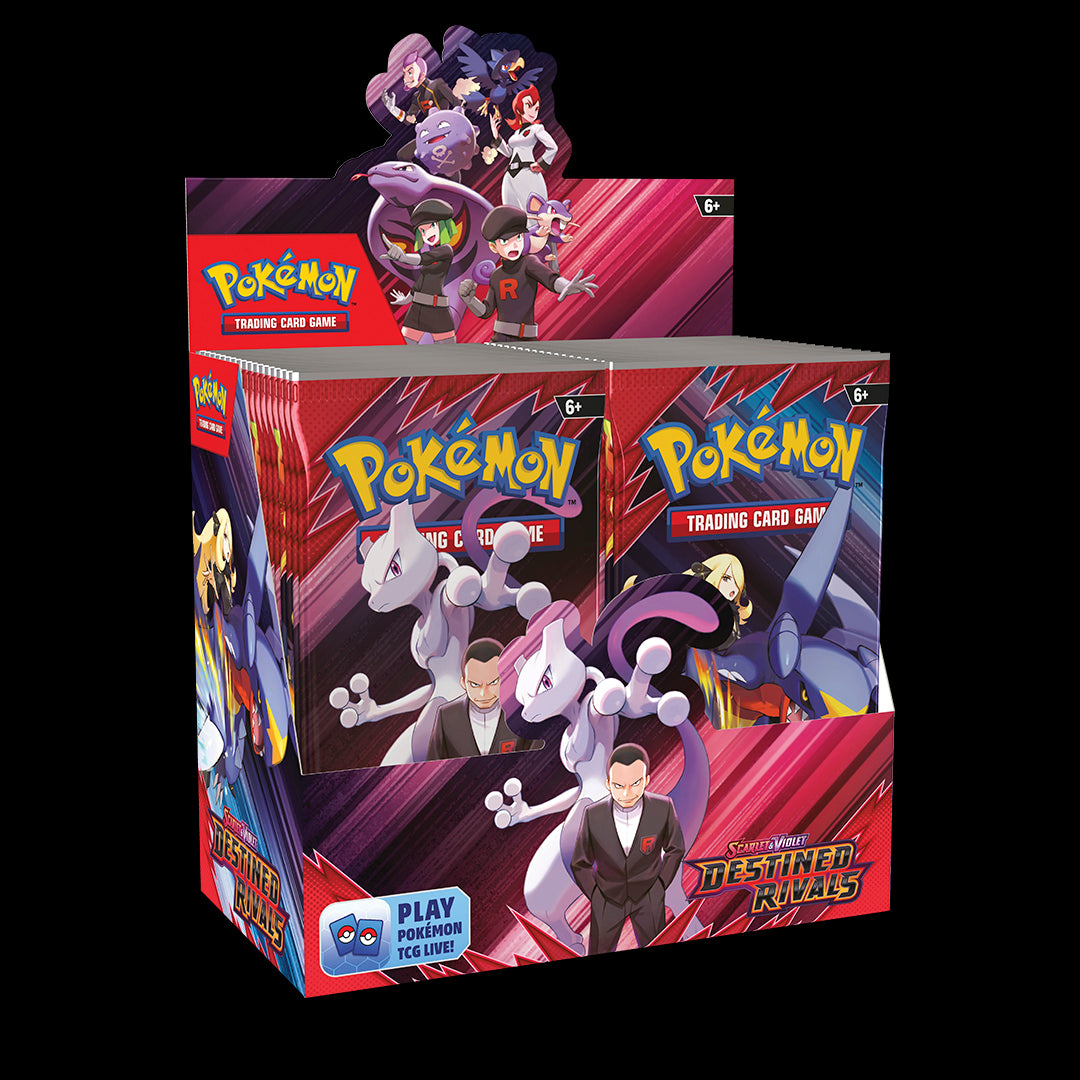 POKEMON TCG: CAJA DE SOBRES - RIVALES PREDESTINADOS  - DESTINED RIVALS - ESPAÑOL