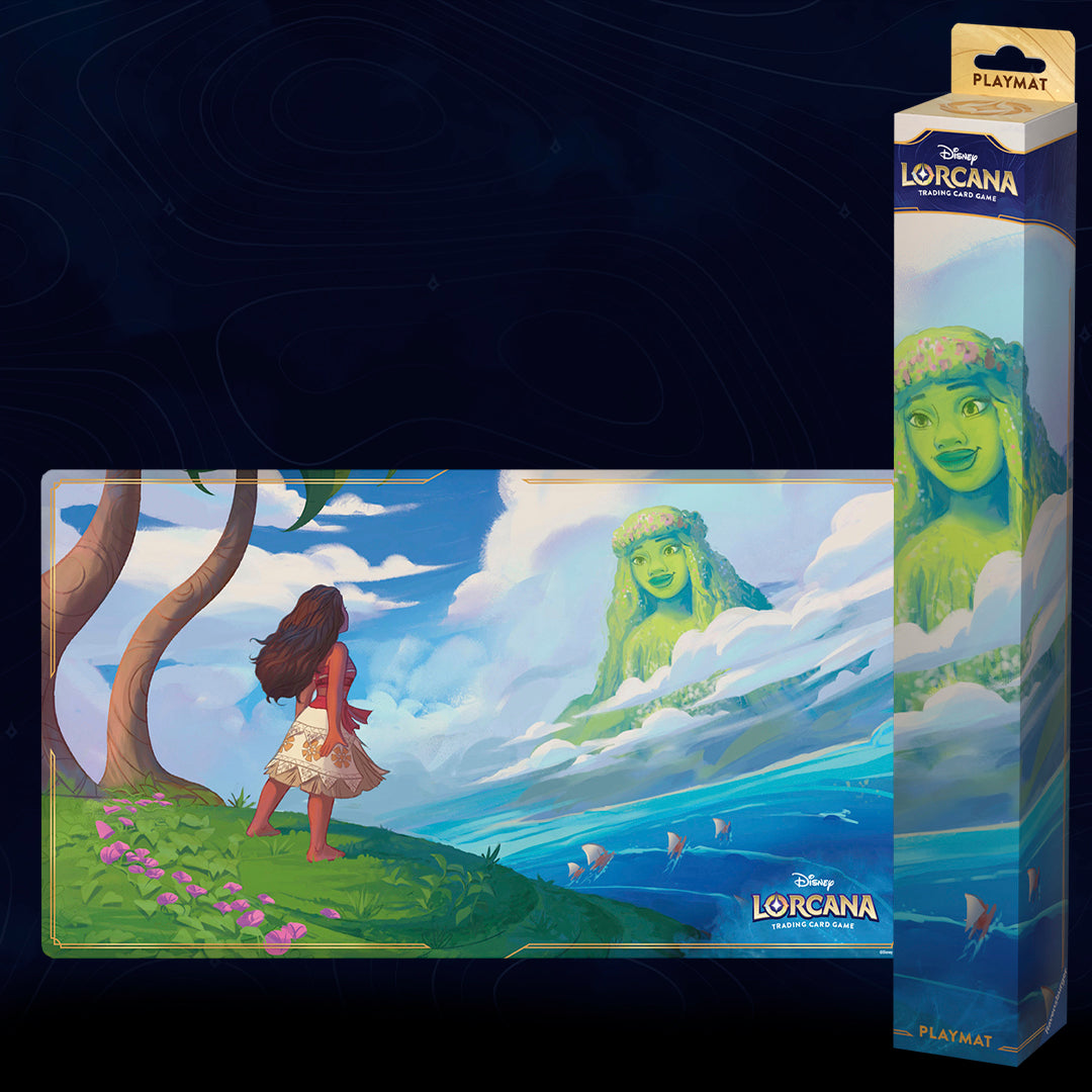 DISNEY LORCANA: INTO THE INKLANDS - MOANA Y TE FITI - PLAYMAT/TAPETE