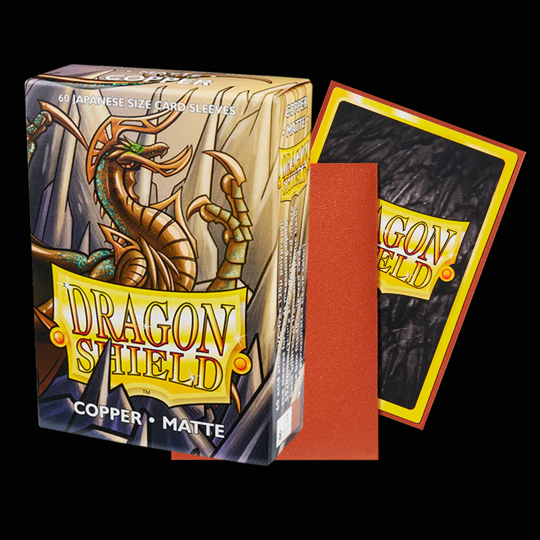 DRAGON SHIELD - 60 SLEEVES MATTE - SMALL JAPANESE SIZE - COPPER