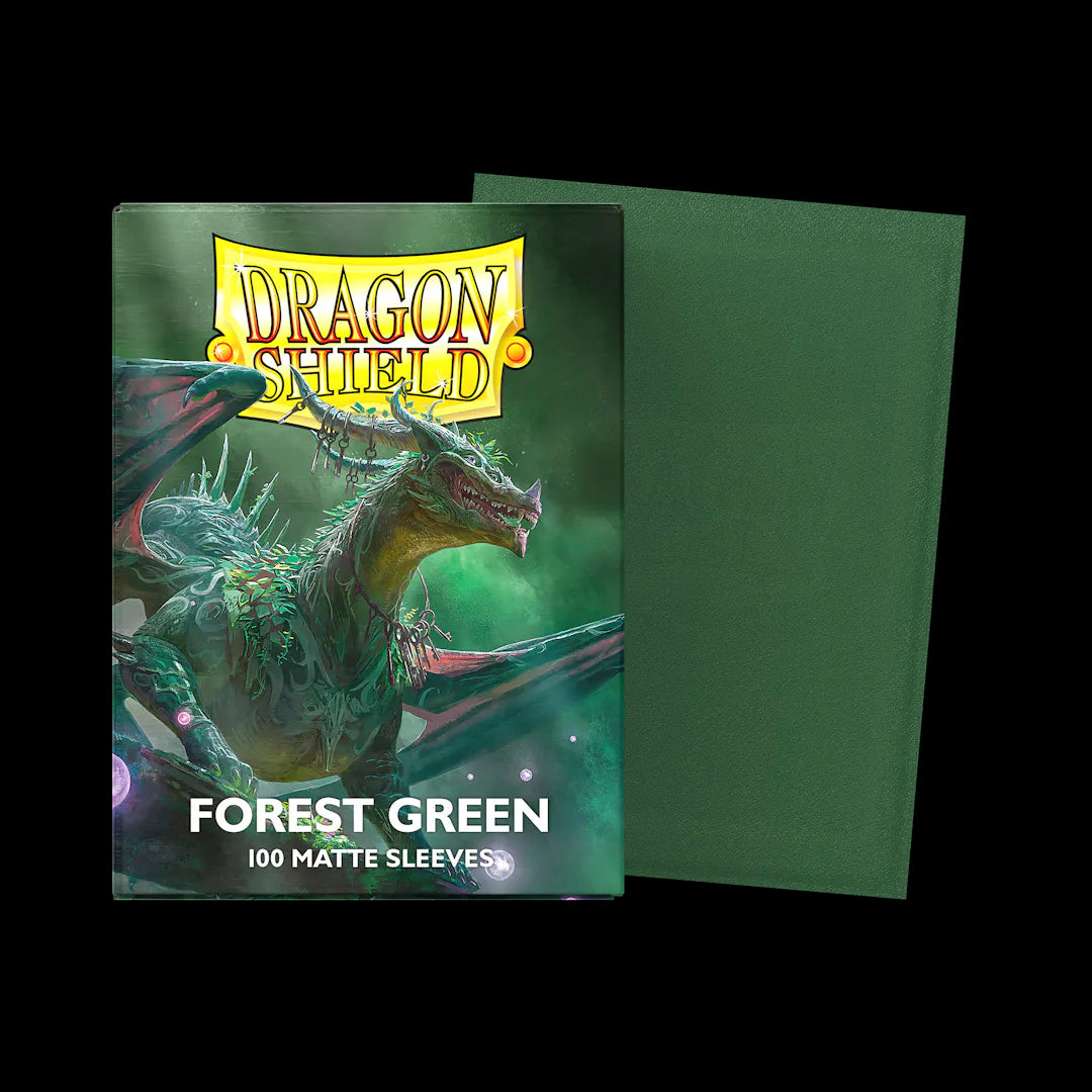 DRAGON SHIELD - 100 SLEEVES MATTE -   GREEN FOREST