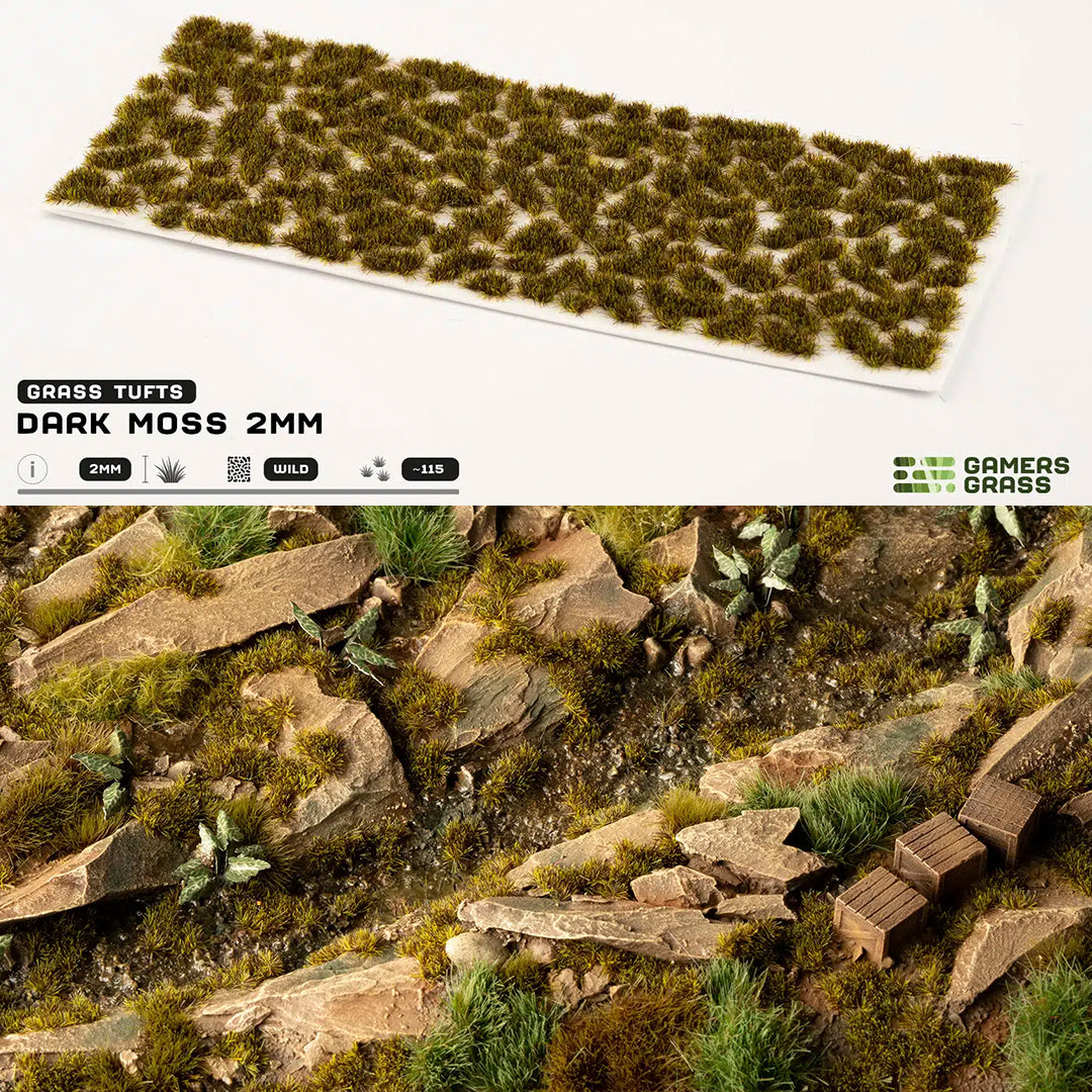 Dark Moss 2mm - Tufts