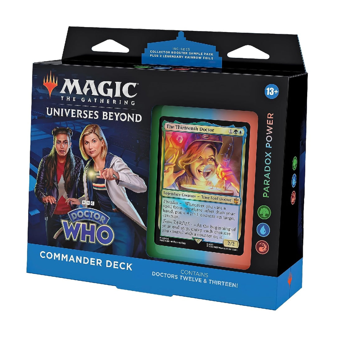 MAGIC THE GATHERING UNIVERSE BEYOND: - DOCTOR WHO - PARADOX POWER COMMANDER DECK - (INGLÉS)
