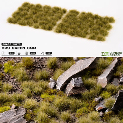 Dry Green 6mm - Wild Tufts